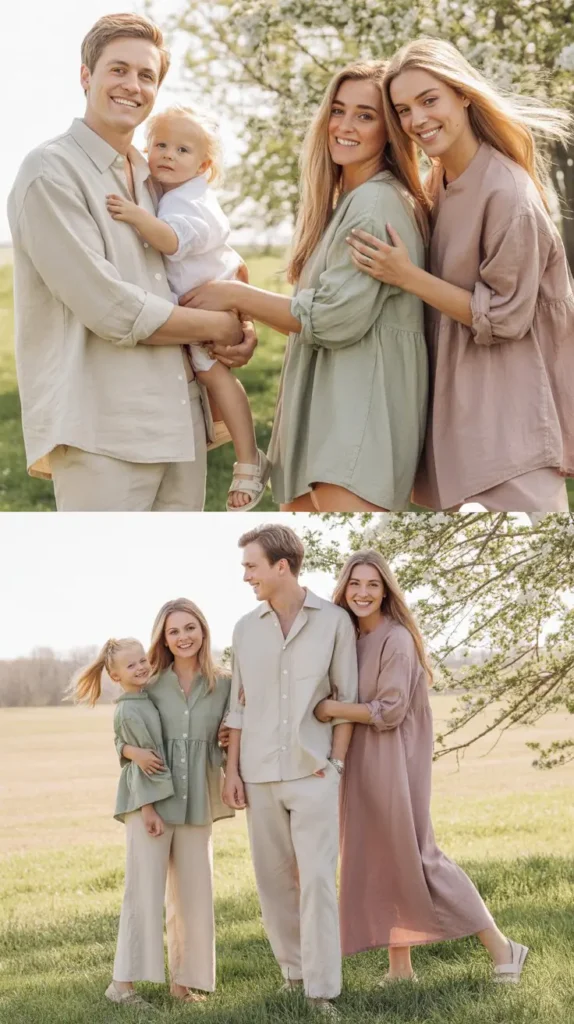 Matching Linen Outfits