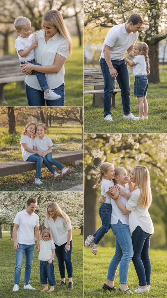 Denim and White Outfit Ideas