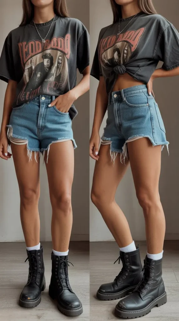 Vintage Band Tee Style