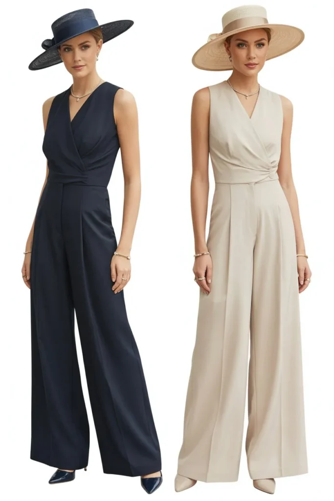Jumpsuit with Wide-Leg Silhouette