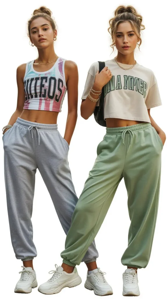  Graphic Tank With Joggers