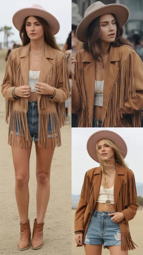  Fringe Jacket Festival Look