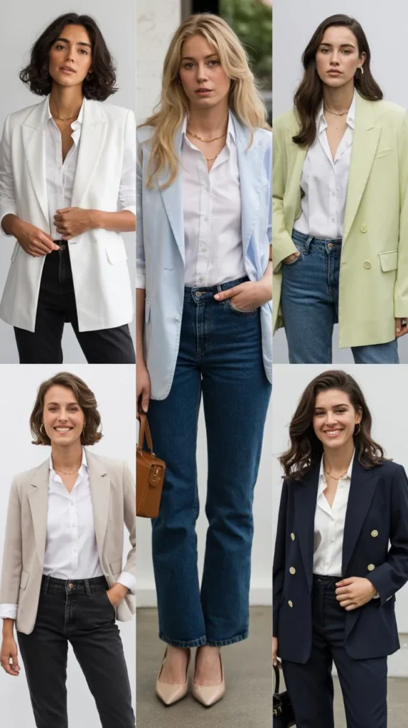 22. Business Casual Denim With Blazer