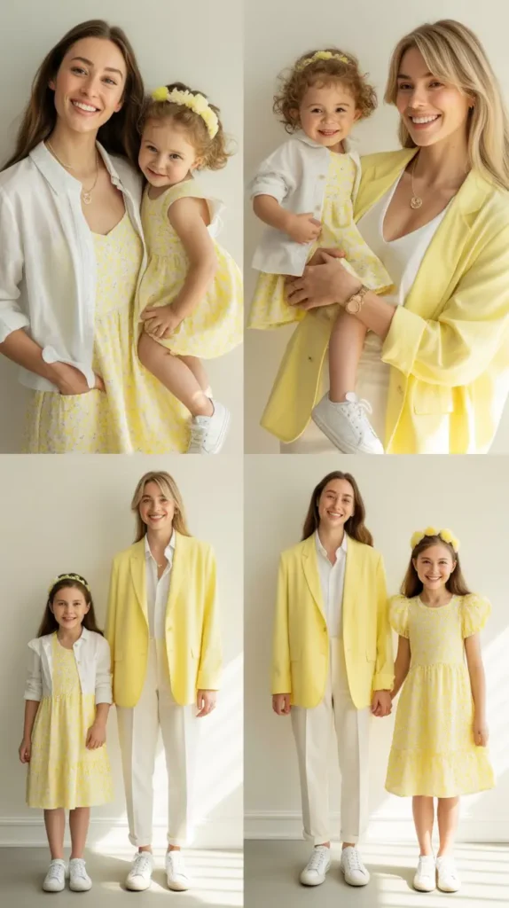 Yellow And White Easter Outfit Combinations