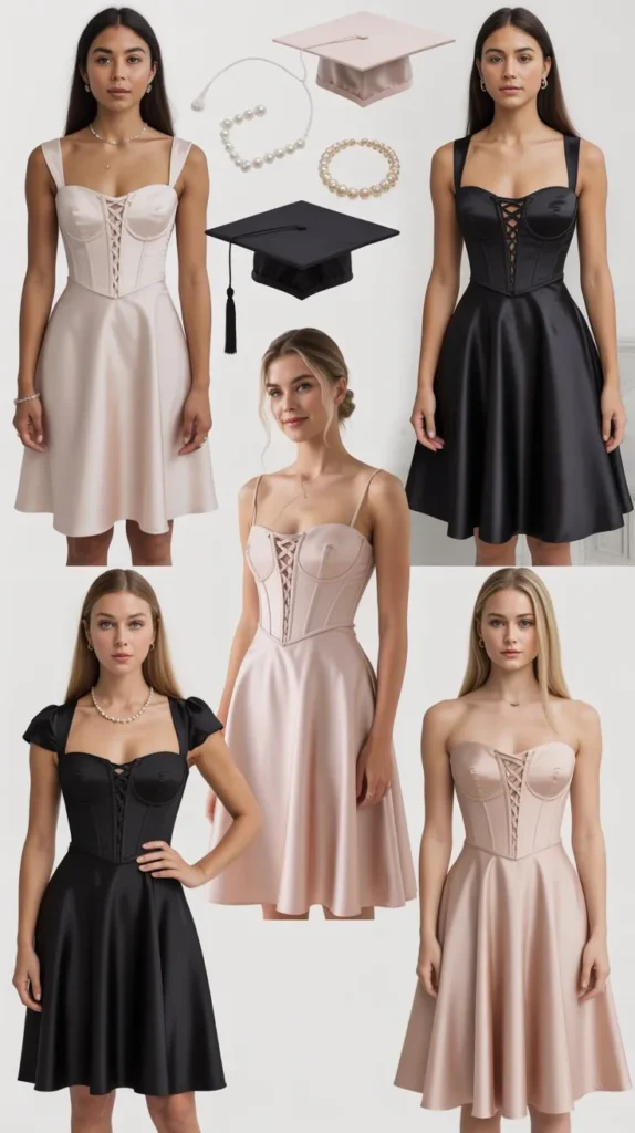  Corset Graduation Dress