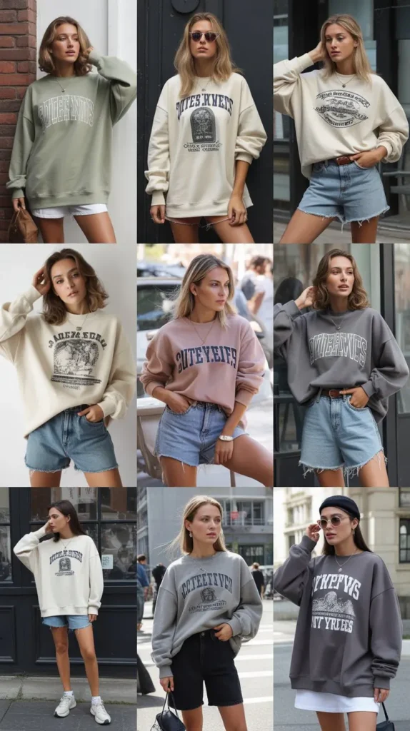 Oversized Sweatshirt as a Statement Piece