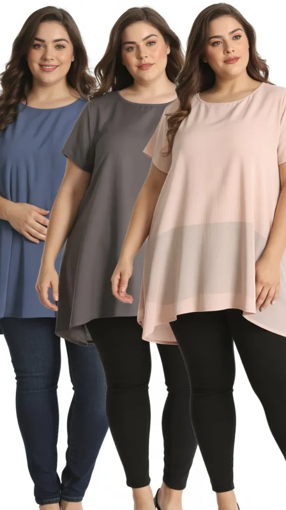  Tunic Top with Slim Pants