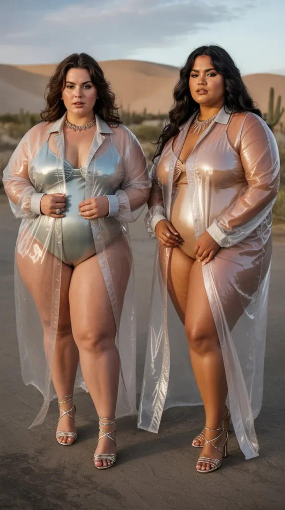 Sheer Duster With Bodysuit
