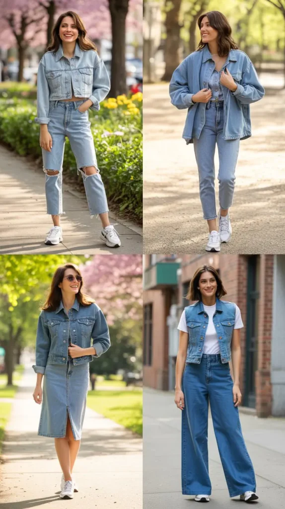 Denim-on-Denim Look