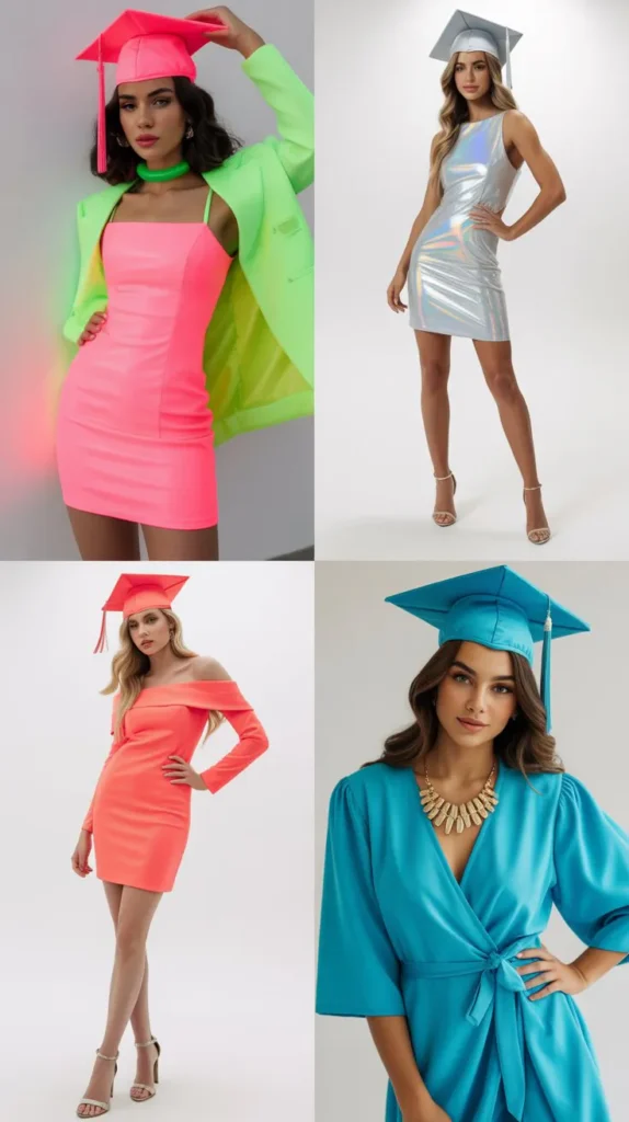 Neon Graduation Dress
