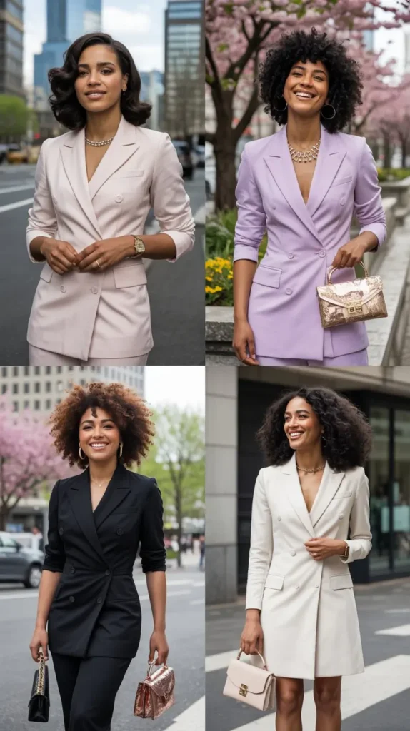 Blazer Dress Easter Look