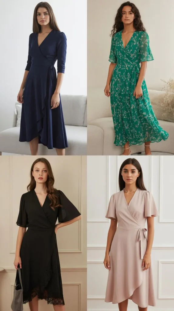 Wrap Graduation Dress