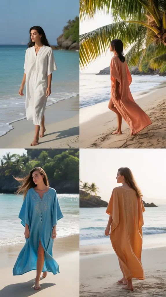 Breezy Kaftans for Relaxed Resort Fashion