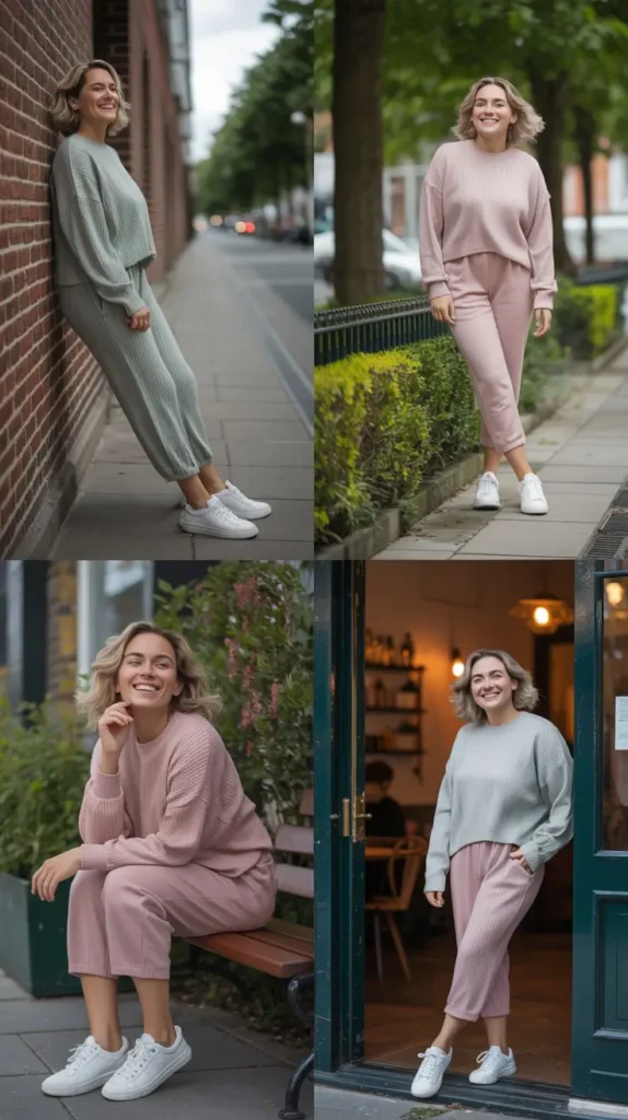 Knit Co-Ord Set with Trainers