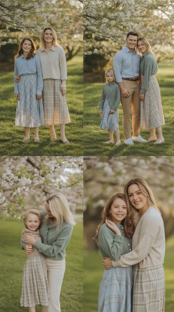 Spring Plaid Outfit Styling