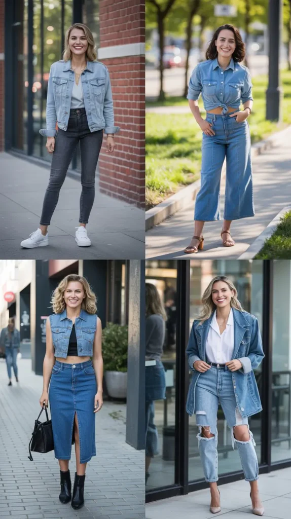 Denim-on-Denim Look