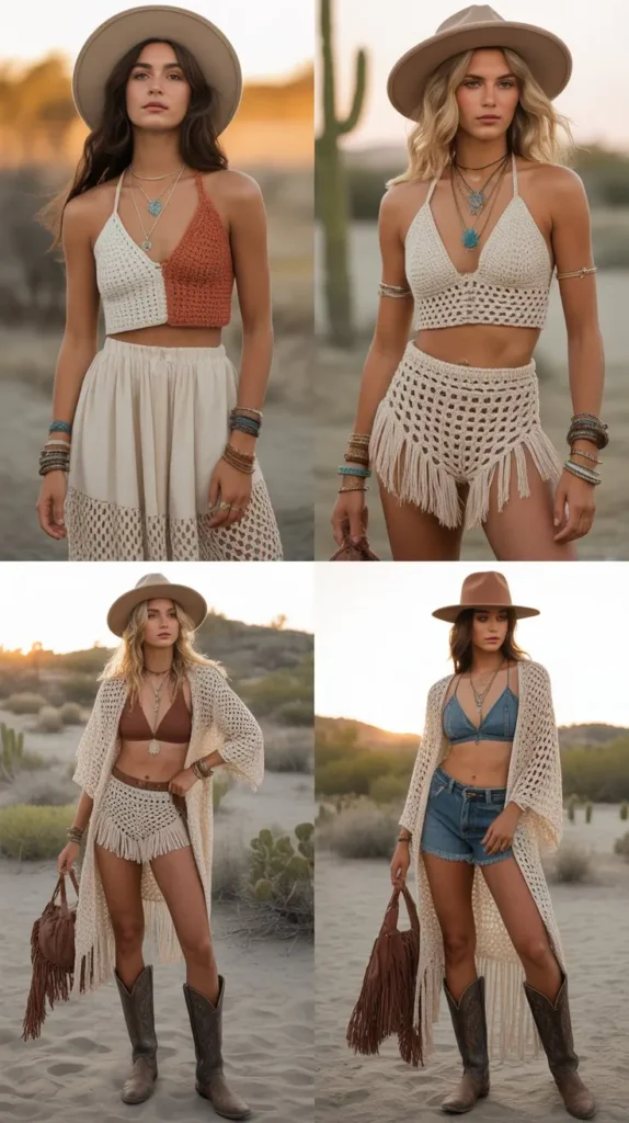 Crochet Two-Piece Set