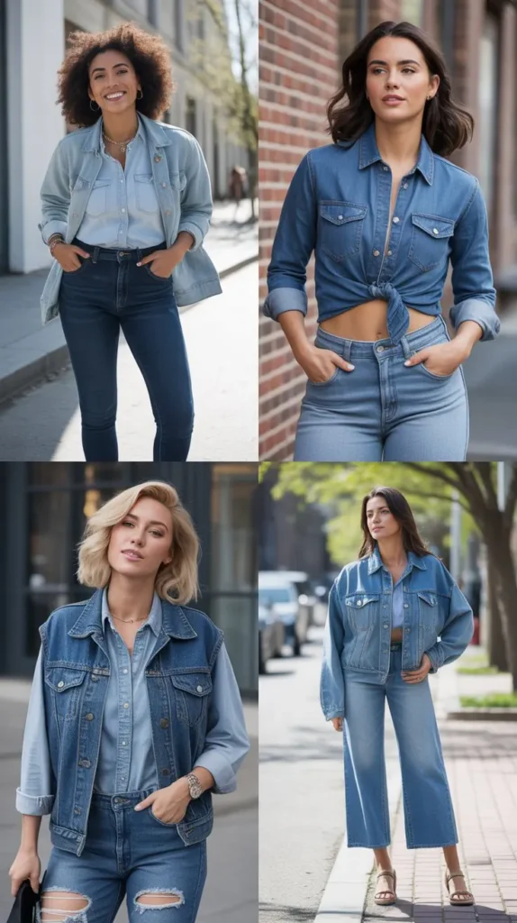  Denim-on-Denim Outfit