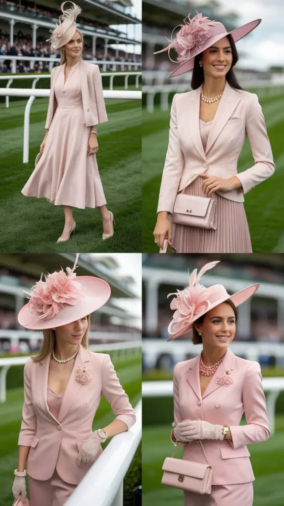 Soft Pink Derby Look