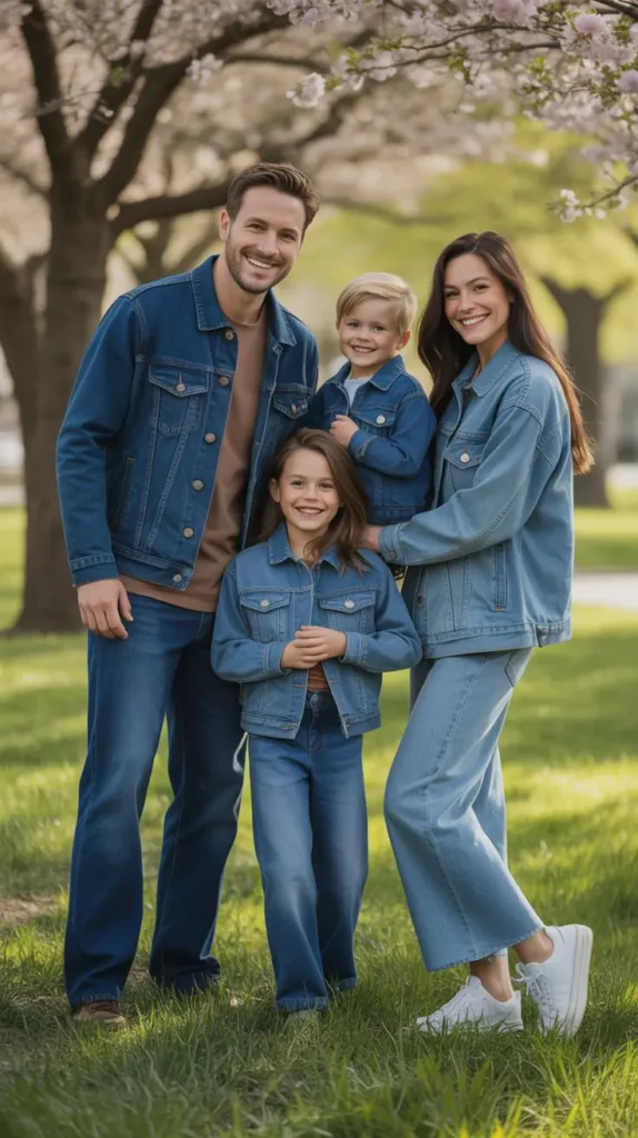 Casual Spring Layers with Denim Jackets