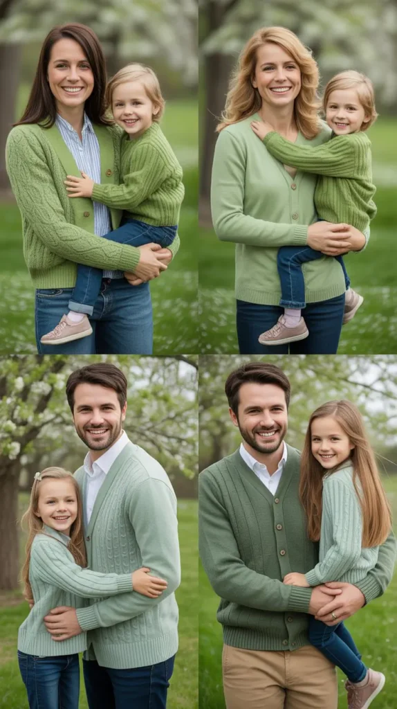 Green Sweaters for Cool Spring Weather