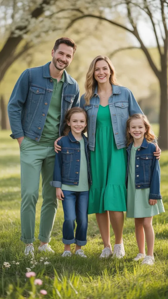  Green Denim Jacket Outfit Inspiration