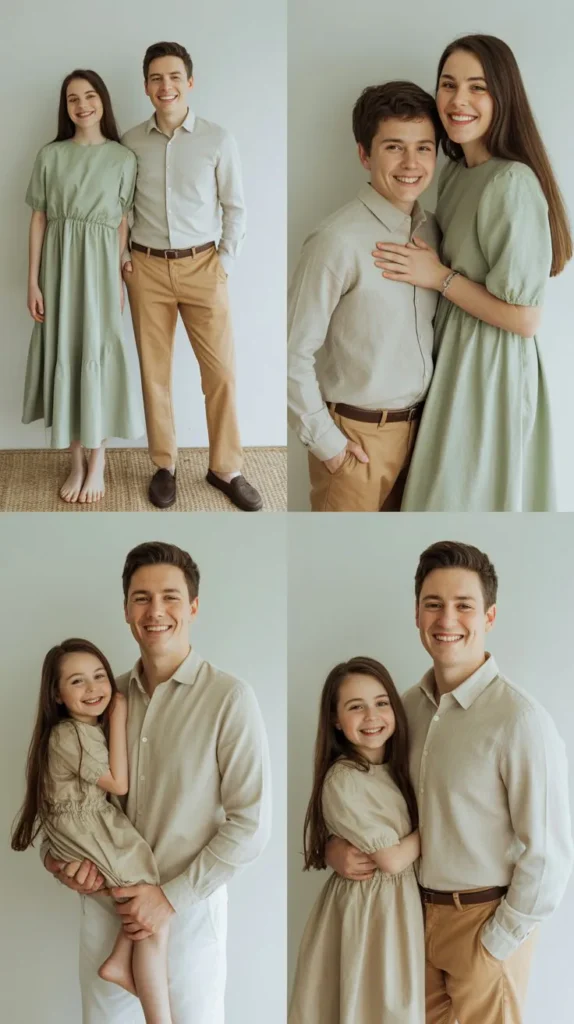  Neutral and Green Minimalist Family Style
