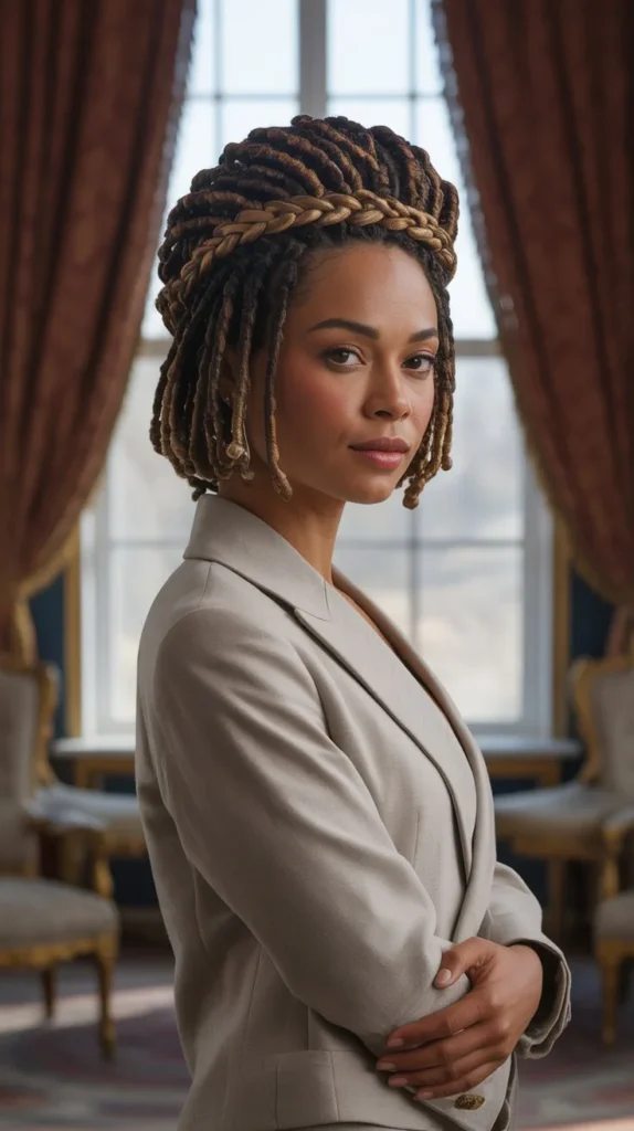 Interlaced Crown Braid