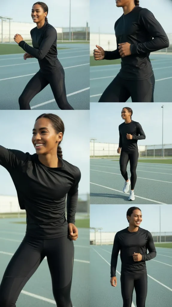  Classic Black Athletic Set