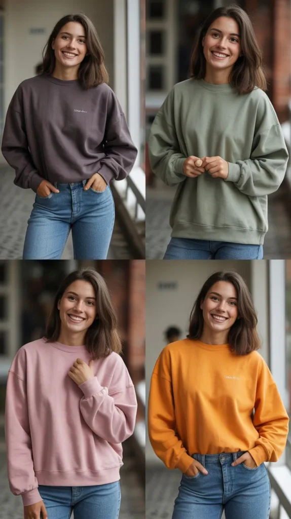 Sweatshirt with Jeans