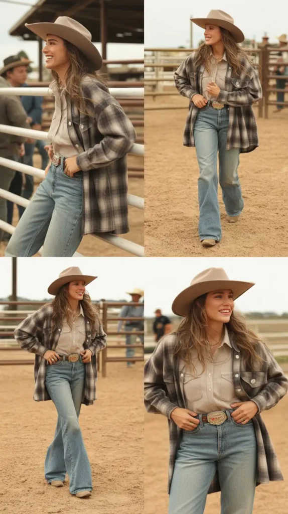 Oversized Shirt Rodeo Street Style