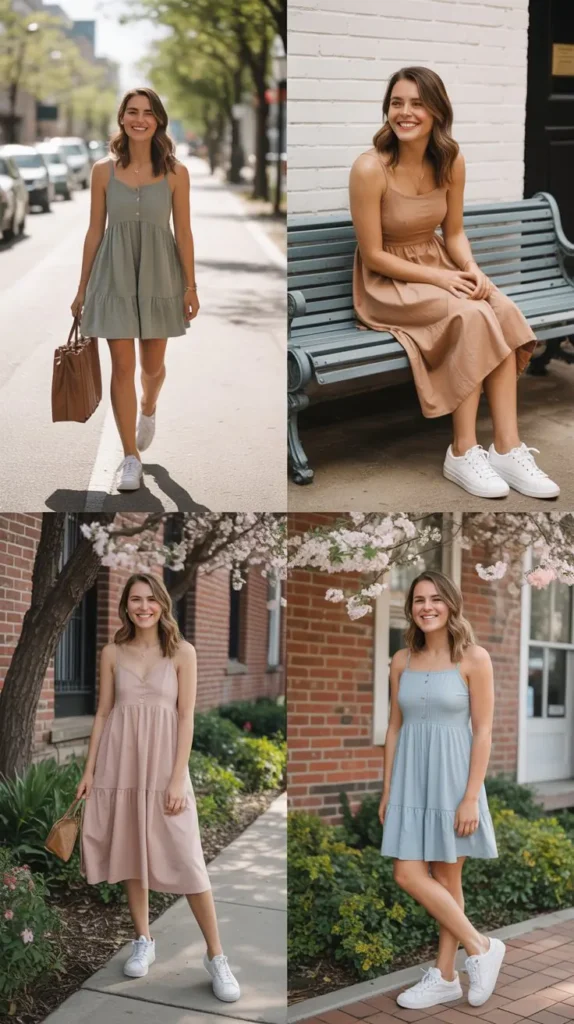 Sundress with Sneakers