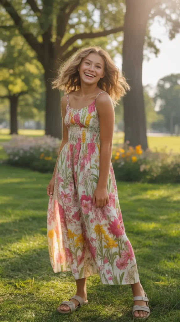  Floral Summer Dress
