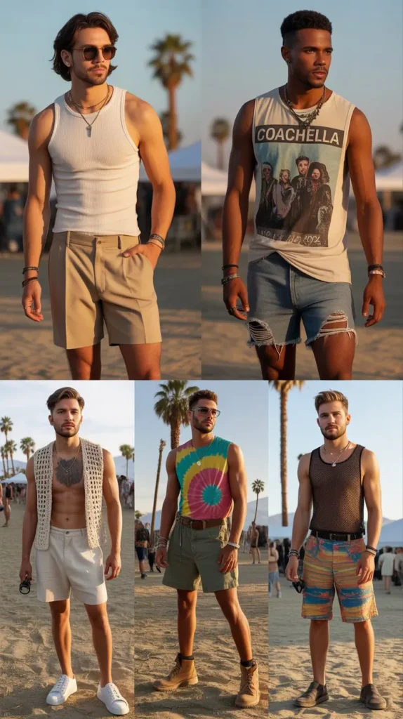 Sleeveless and Tank Top Looks: Cool Under the Desert Sun