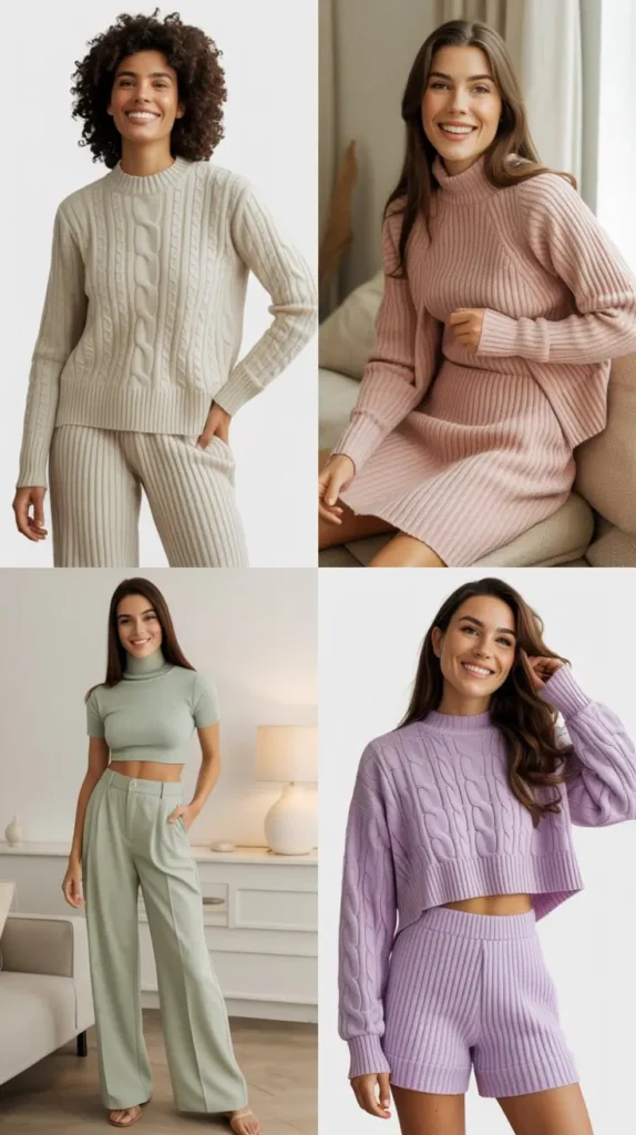 17. Matching Knit Set