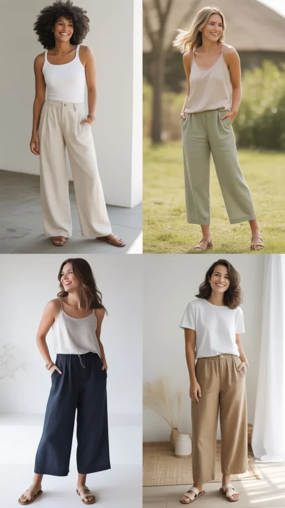  Tank Top with Linen Pants