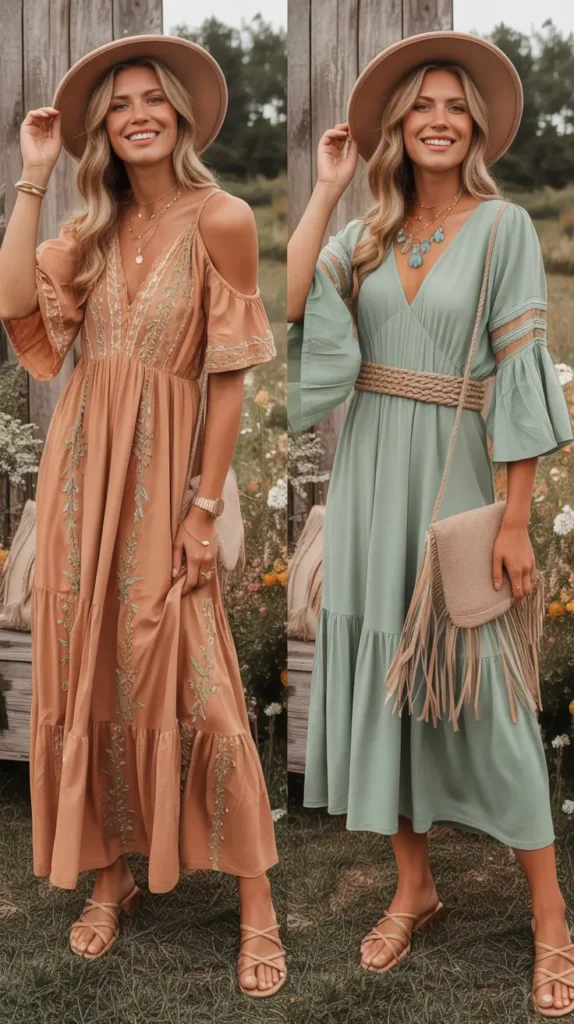 Bohemian-Inspired Wedding Guest Looks