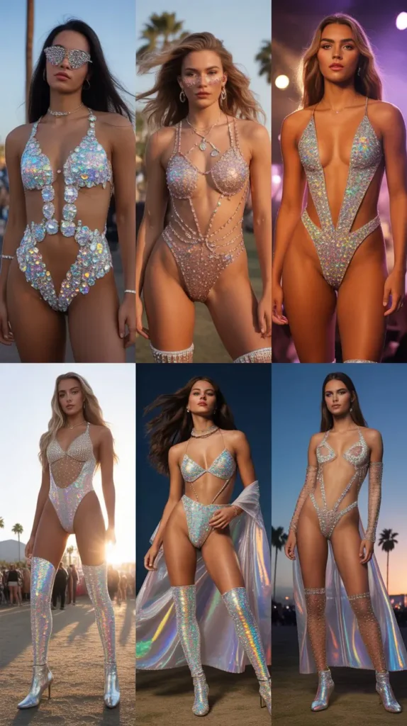 Sparkly Rhinestone Bodysuits