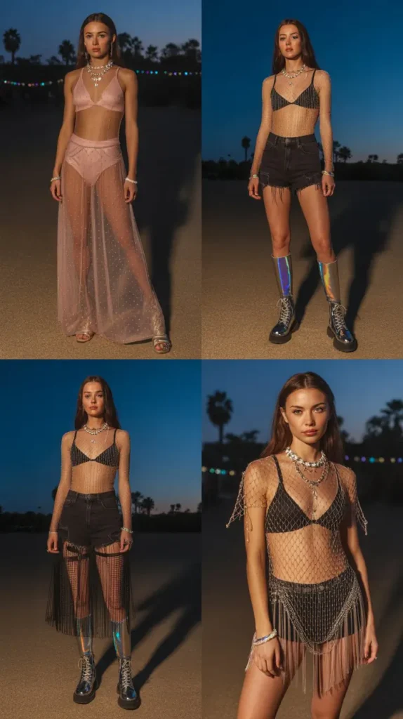 Sheer Mesh Outfit
