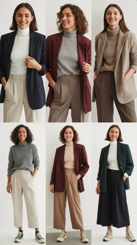 Layered Turtleneck Outfit