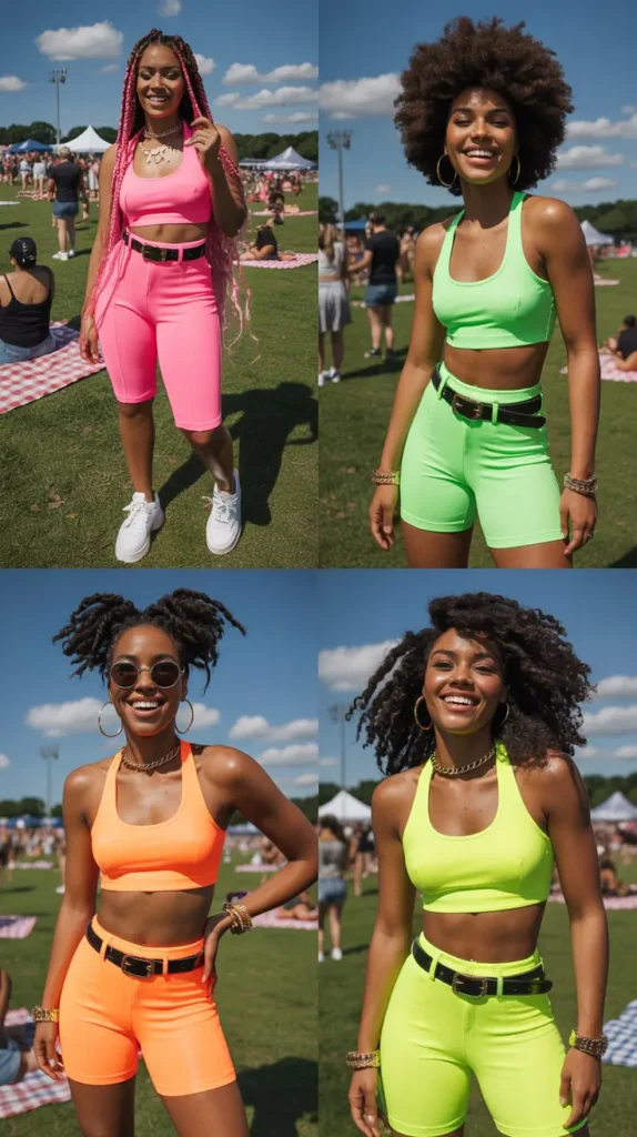 Neon Two-Piece Set