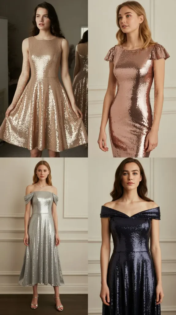 Sequin Graduation Dress