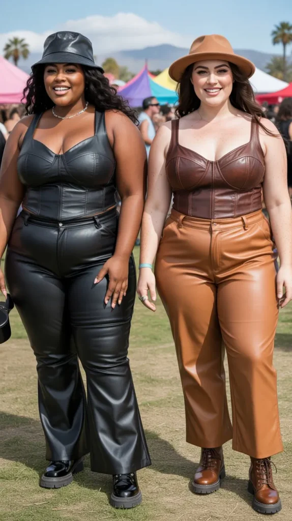  Leather or Faux Leather Look