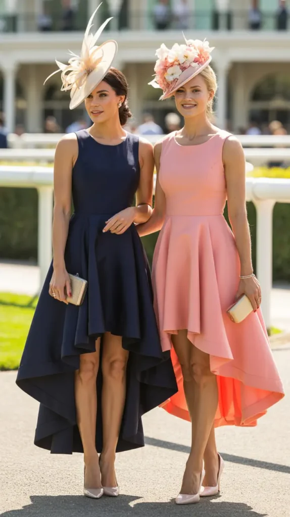 High-Low Hem Dress Look