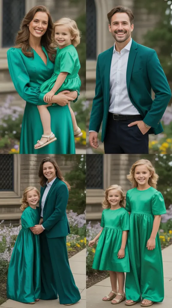 Emerald Green Elegant Easter Style