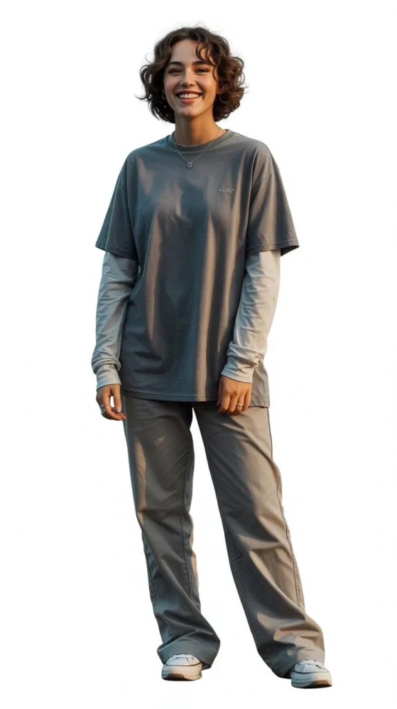 Layered Tee with Long Sleeve
