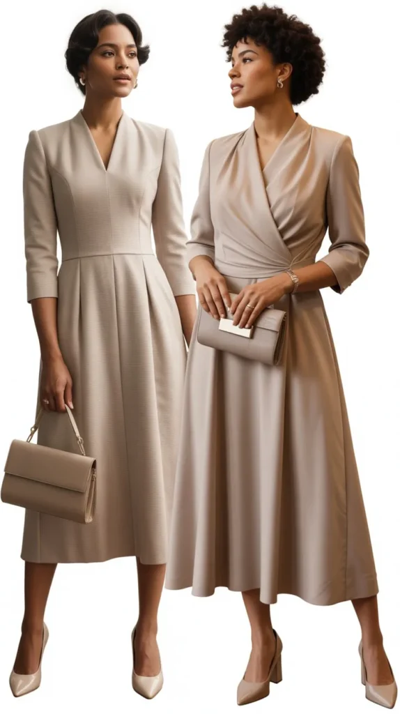  Monochrome Beige Church Outfit