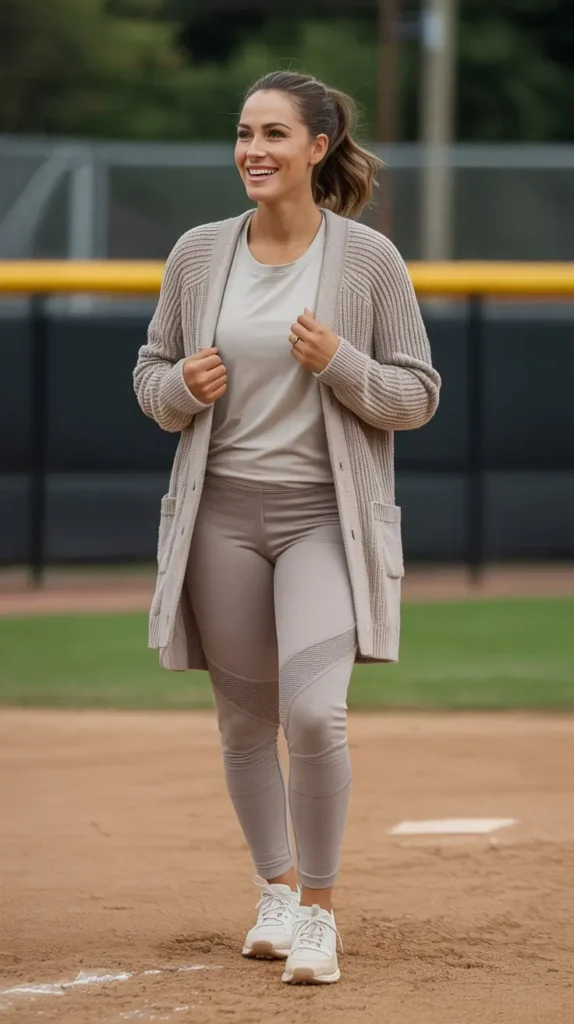 Lightweight Cardigan with Activewear