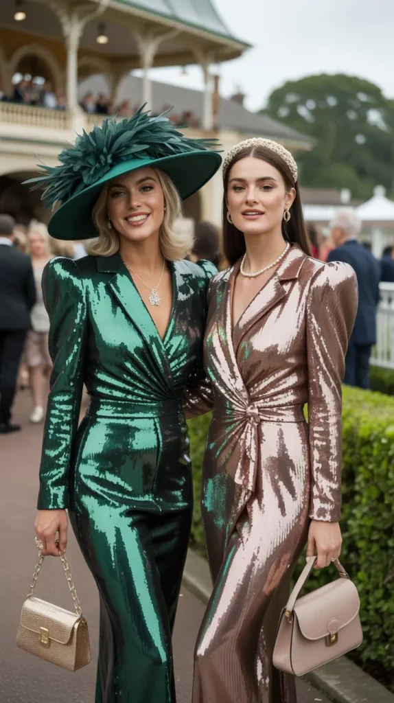 16. Glamorous Sequin Derby Outfit