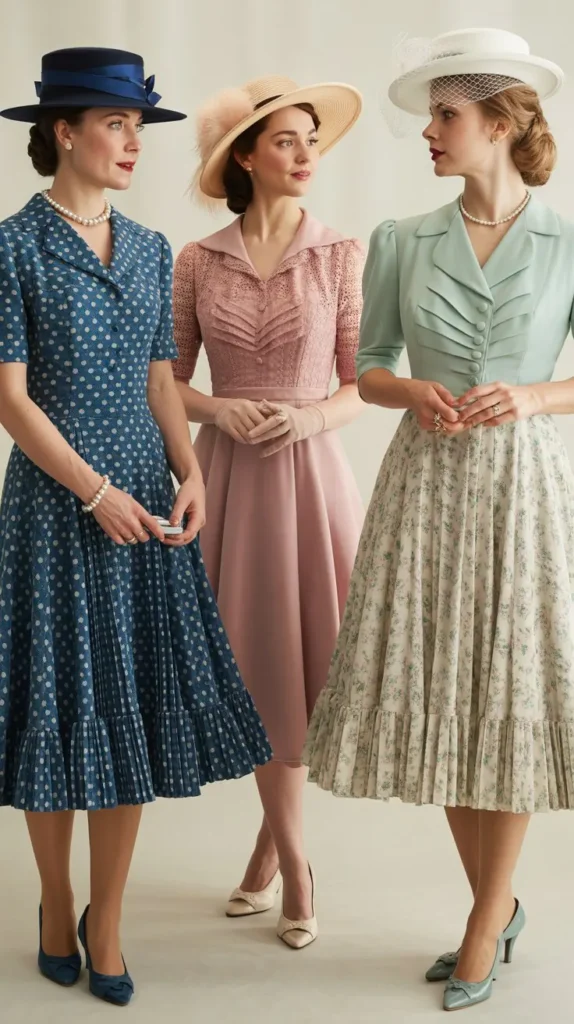 . Vintage-Inspired Tea Dress